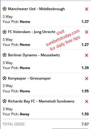 4th FEB FREE MULTIBET OF THE DAY
